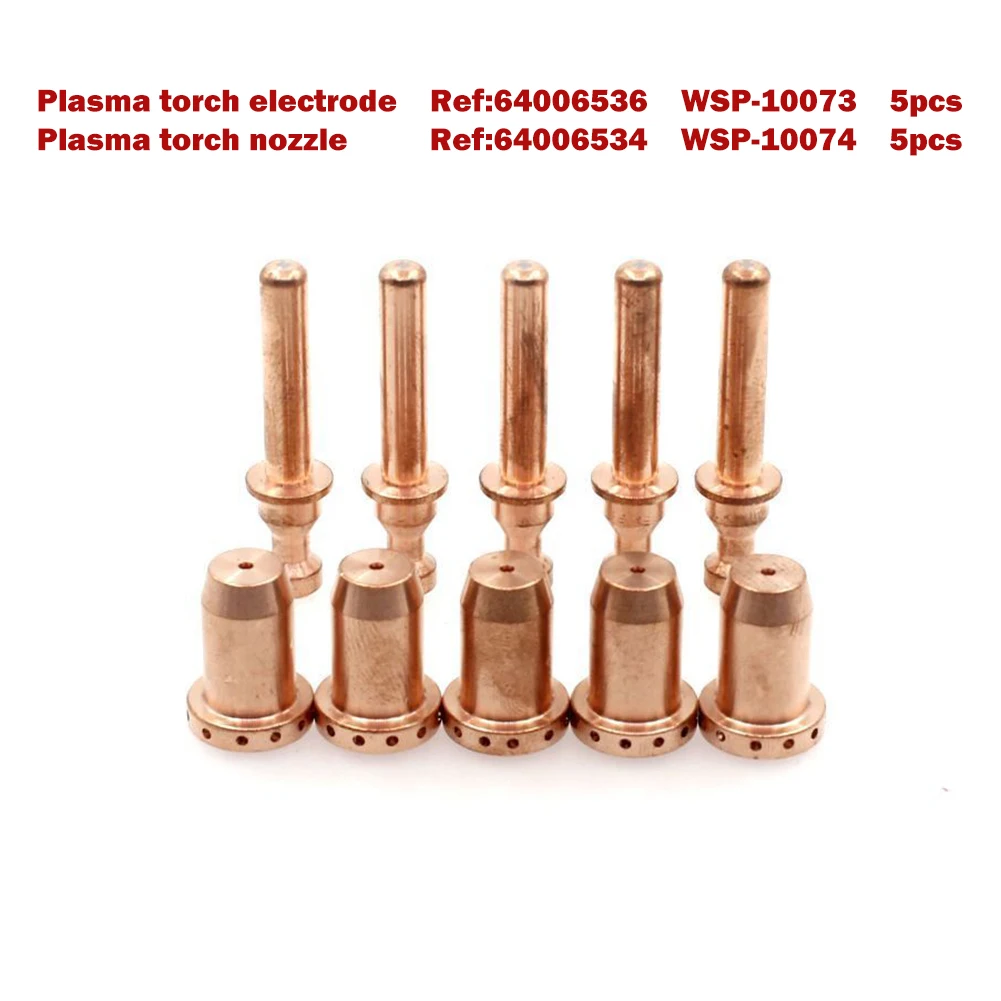 

10pcs Plasma Torch Electrode MC40 64006536 64006534 Plasma Cutting Torch Electrode Tips 40A Welding Accessories