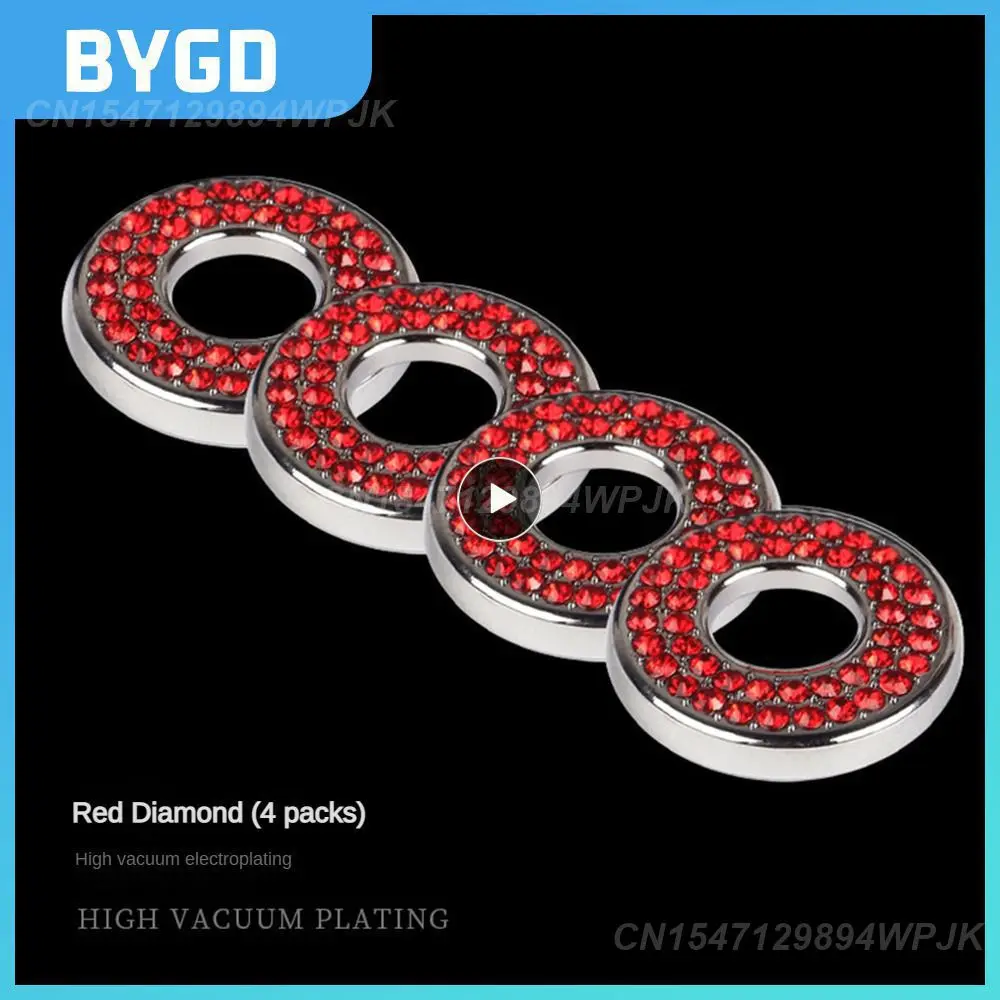 

Shining Diamond Inner Door Lock Pull Cover Interior Trim Door Lift For Mercedes-benz Door Bolt Decorative Cover Circle Stickers