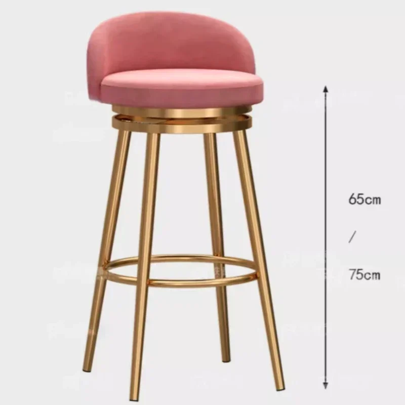 Роскошные барные стулья в итальянском стиле для приема вращающиеся современные