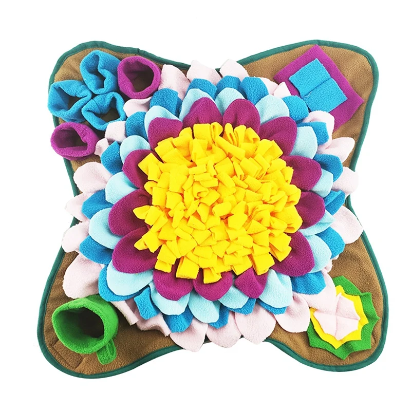 

Dogs Snuffle Mat Pet Leak Food Anti Choking Mat Nose Work Pet Slowing Feeding Intelligence Mat
