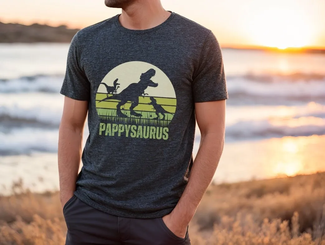 Футболка Pappy забавная футболка для дедушки дня рождения Pappysaurus мужская с