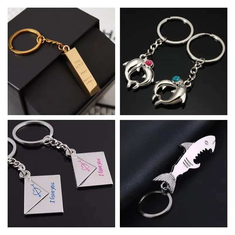 

1/2Pcs/set High quality Keychain Valentine's Day Wedding Favors And Gifts Souvenirs Wedding Event & Party Supplies