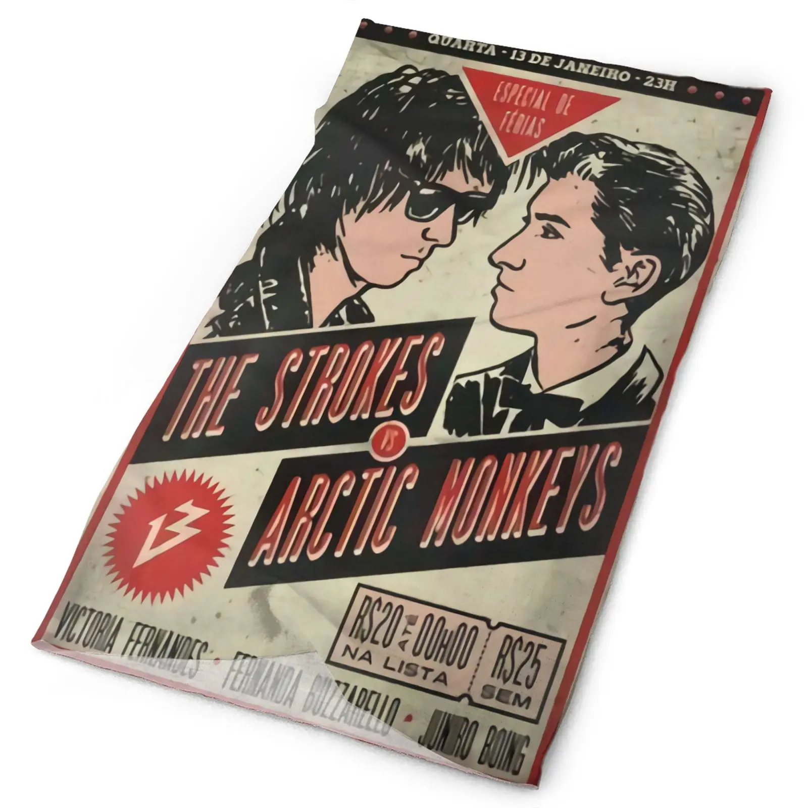 

The мазки постер музыкальной группы Tour Мужская фотомаска лыжный мужской шарф Балаклава Женская фотомаска-шарф