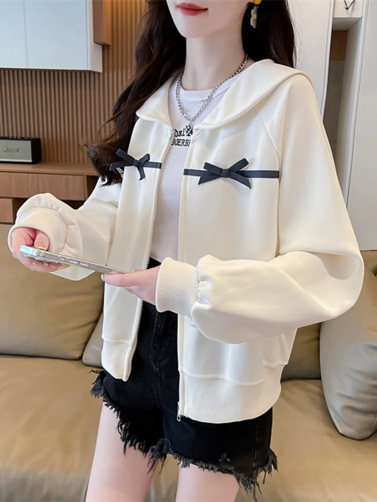 Маленькая весенне-осенняя одежда для беременных короткая верхняя женский