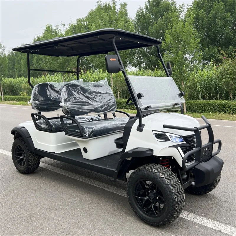 2025 Лидер продаж 4 человека 72 В электрические подъемные тележки для гольфа
