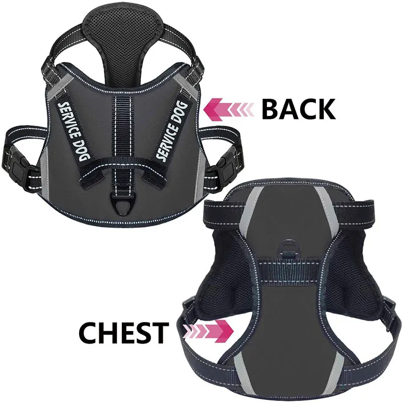 

New Pet Supplies Anti-Rush Dog Vest Chest Harness Large, Medium and Small Pets Outdoor Walking Chest Harness Dog Accessories