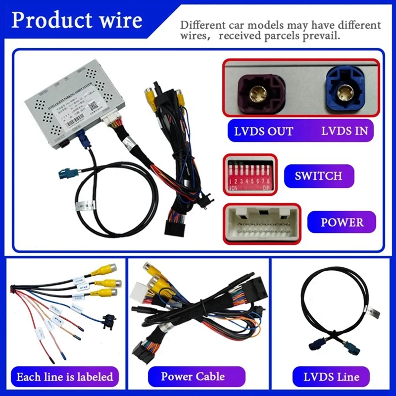

Car Rear View Camera Adapter Reversing Parking Screen Upgrading Module Decoding For Chevrolet Cruze 2014-2021 Replacement