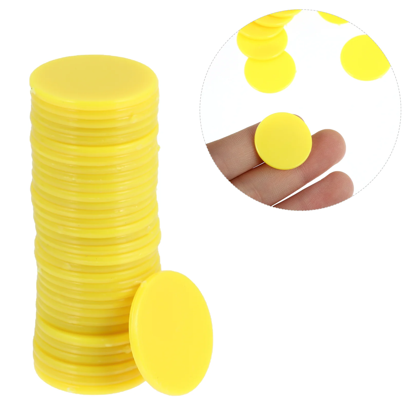 

100 Pcs Plastic Bingo Chips Children's Toys Professional Poker Chip Kids Learning Toys Kids Toy