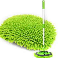car cleaning brush car wash brush telescoping long handle cleaning mop chenille broom auto accessories 2 in 1