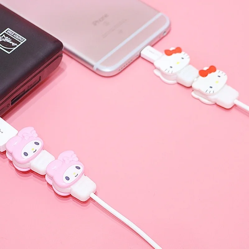 Чехол для кабеля передачи данных Hello Kitty Mymelody защитный чехол IPhone USB-кабель зарядки