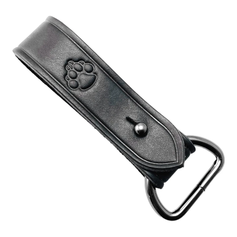 A9LD Пряжка для ремня с D-образными кольцами Кожаный держатель кожаный крючок