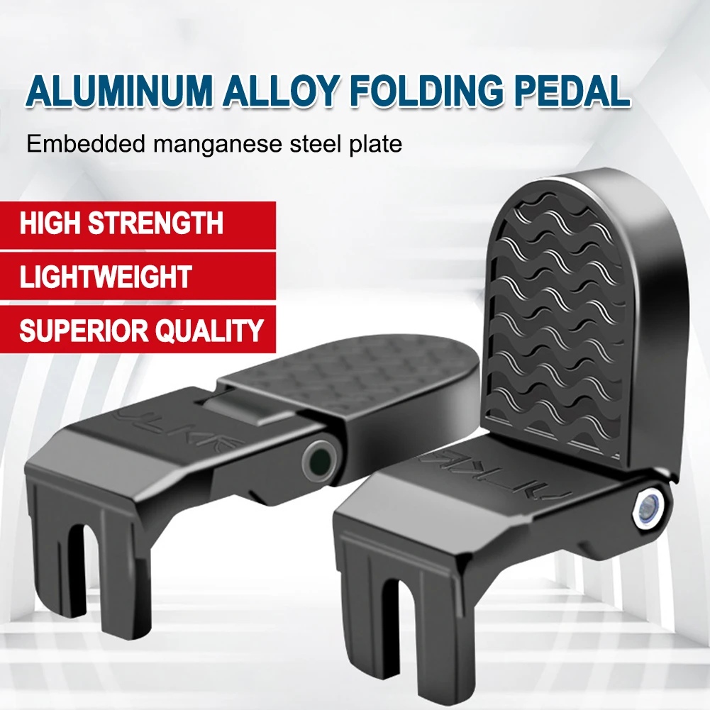 

Велосипедные педали задние, 1 пара, U-образные складные Нескользящие педали для подножки заднего сиденья для дорожного и горного велосипеда,...