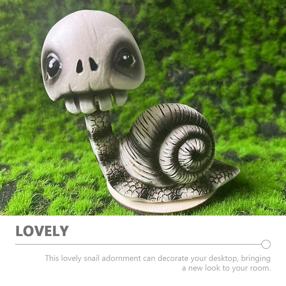 Украшения украшения на Хэллоуин пупс череп улитка домашний офис изделия из смолы