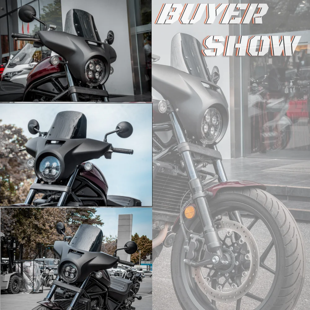 Ветрозащитный экран для мотоцикла Honda Rebel CMX см 1100 2021 2022 2023 чехол фары на лобовое