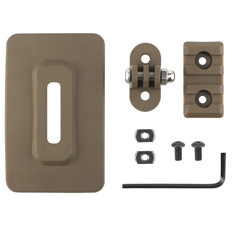 Портативный тактический шлем WoSporT пластина M-lok для быстрого крепления крючок