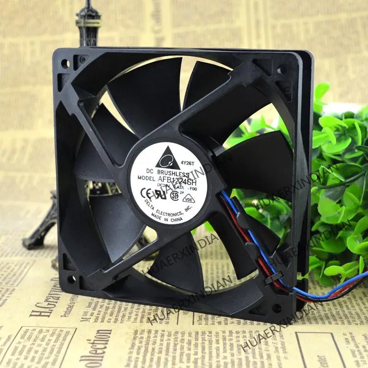 

Новинка AFB1224SH 12025 24V 0.42A 12 см комплект охлаждающего вентилятора в сборе