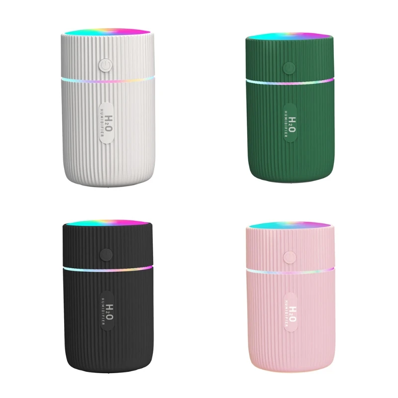 

Portabe 220 мл USB мини-увлажнитель воздуха с цветной светодиодной подсветкой, туманообразователь, Fogger, Прямая поставка