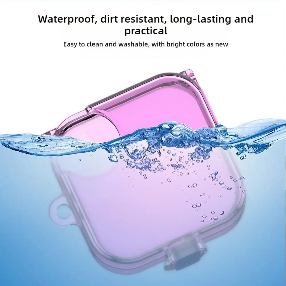 Прозрачная задняя крышка для CMF Buds Pro 2 TPU с защелкой и крючком