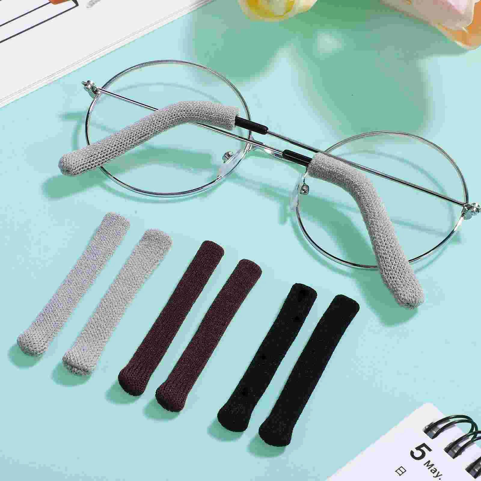3 Pairs Glasses Ear Grip Spectacle Temples Eyeglass Cushions for Ears Knitting Grippers