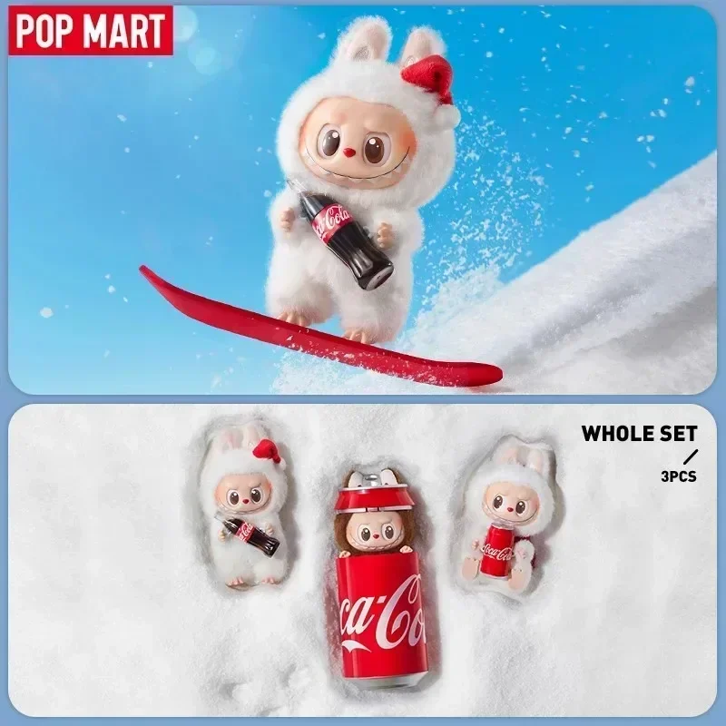 Фото POP MART Labubu the Monsters Coca-Cola Series Vinyl Face Blind Box - Аниме-фигурки, загадочные куклы для девочек, праздничный подарок №4