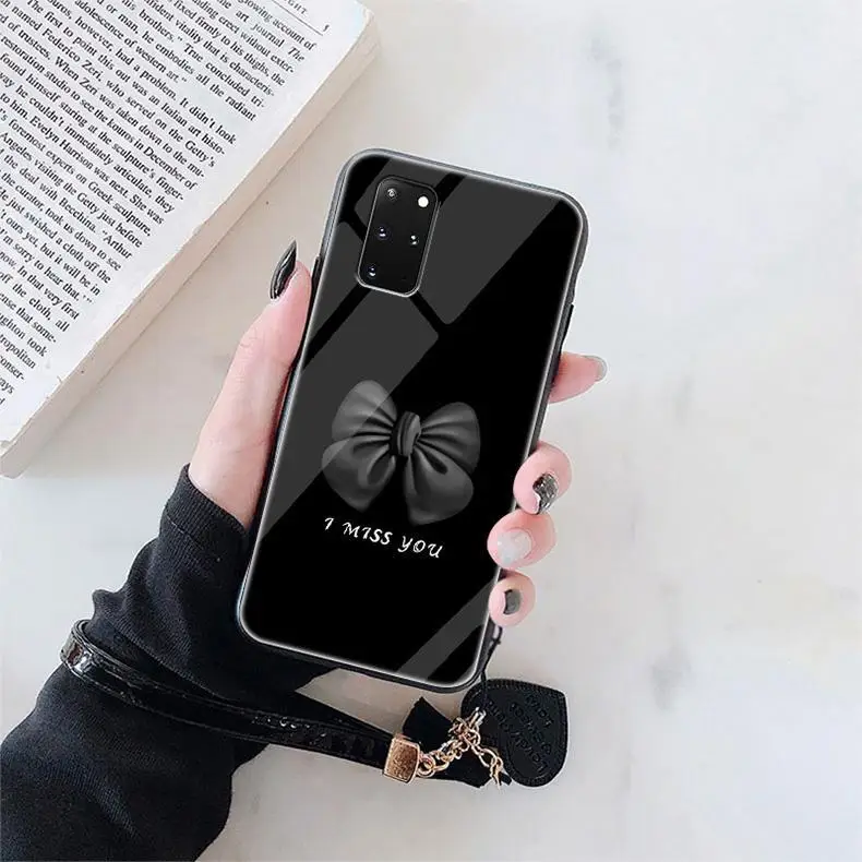 

Suitable For Samsung Galaxy S20 Phone Case, Bow Shaped Glass Mirror, Fashionable For Women
