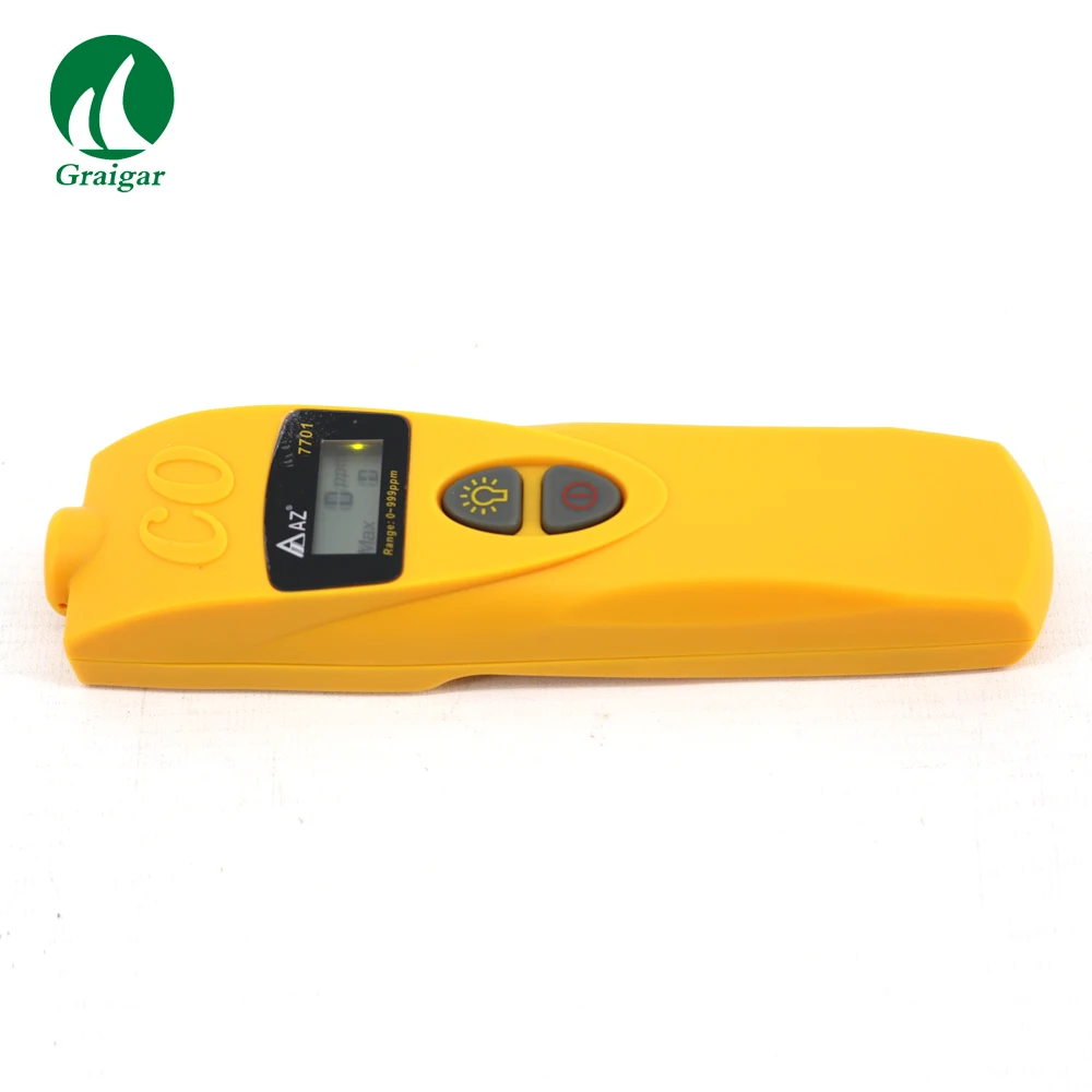 AZ7701 Digital Portable Carbon Monoxide Detector with Detection Range 0-1000ppm CO detector AZ-7701 enlarge