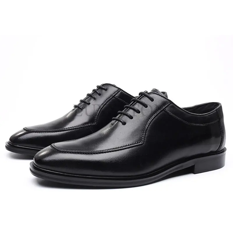

Business Casual Shoes for Men Dress Shoes for Male Wedding Party Office Formal Style Oxfords Designer Brand Leather Shoes