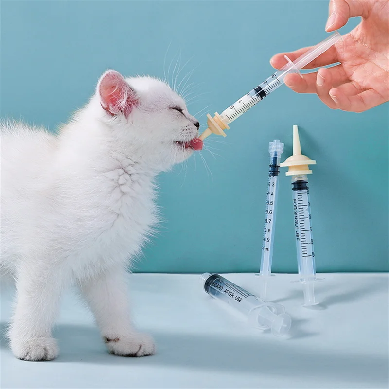 

1pcs Universal Pet Feeding Nipple Mini Cat Silicone Feeding Pacifier for Newborn Kittens Puppies Rabbits Small Animals for Pet