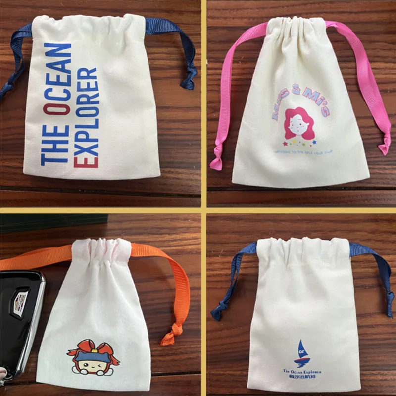 Cotton Gift Bags Higher Quality Sew Dust Sack 5x7cm(2