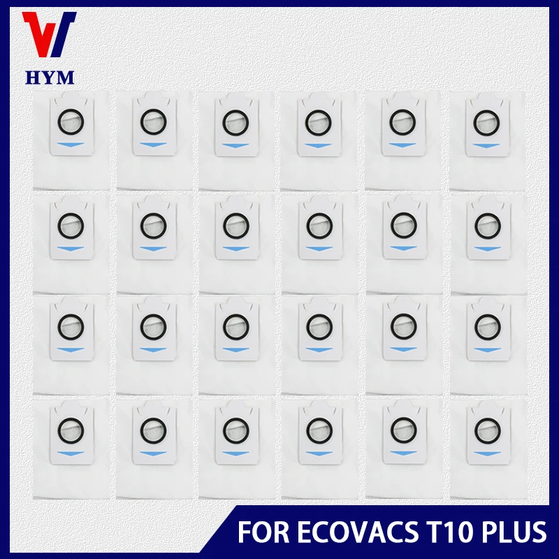 For Ecovacs X1 PLUS / T10 PLUS Dust Bag Parts Robot Vacuum Cleaner Disposable Garbage Bags Dirty Bags Replacement Accessories