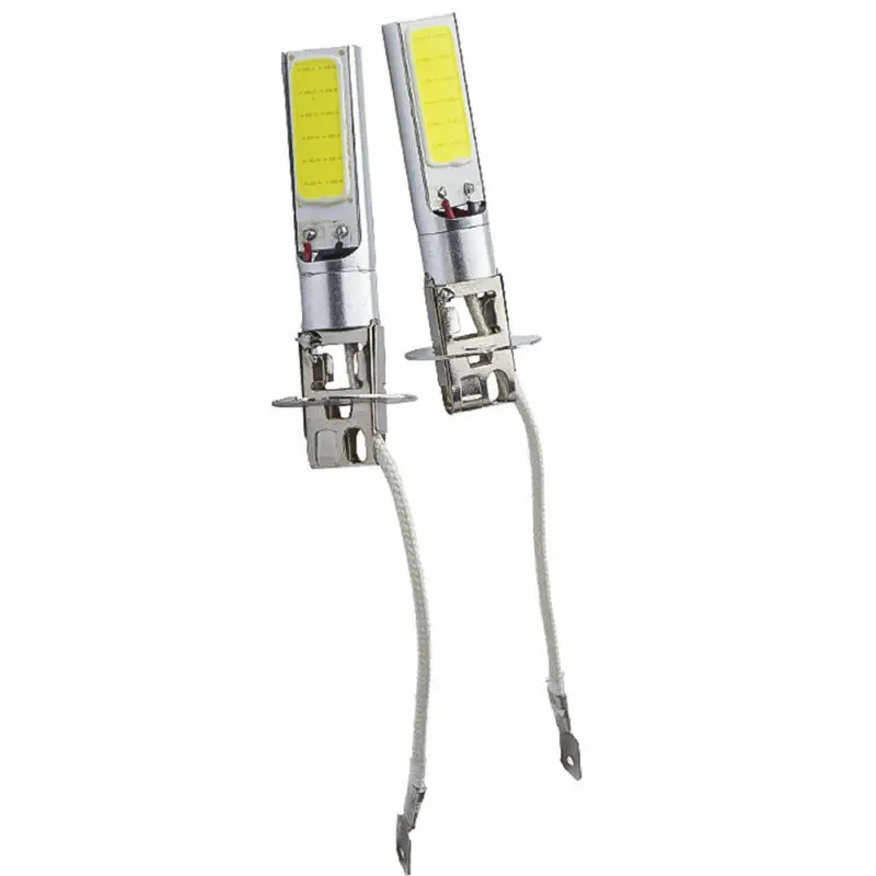 

Bulb Headlight DC 12V Lamp SMD 100W 2pcs Aluminum Alloy Shell Fog Light White