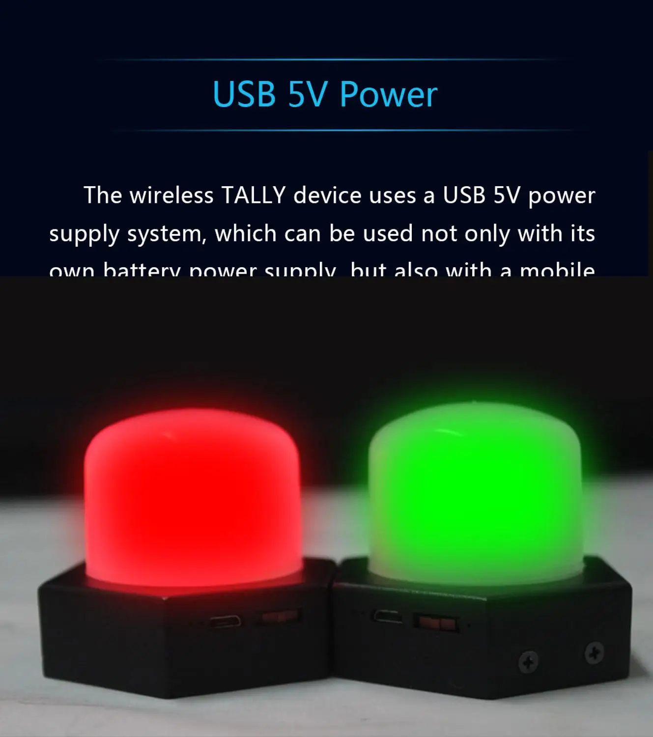 DeviceWell TALLY направляющая система беспроводной Tally Set Compat портативный светофорный