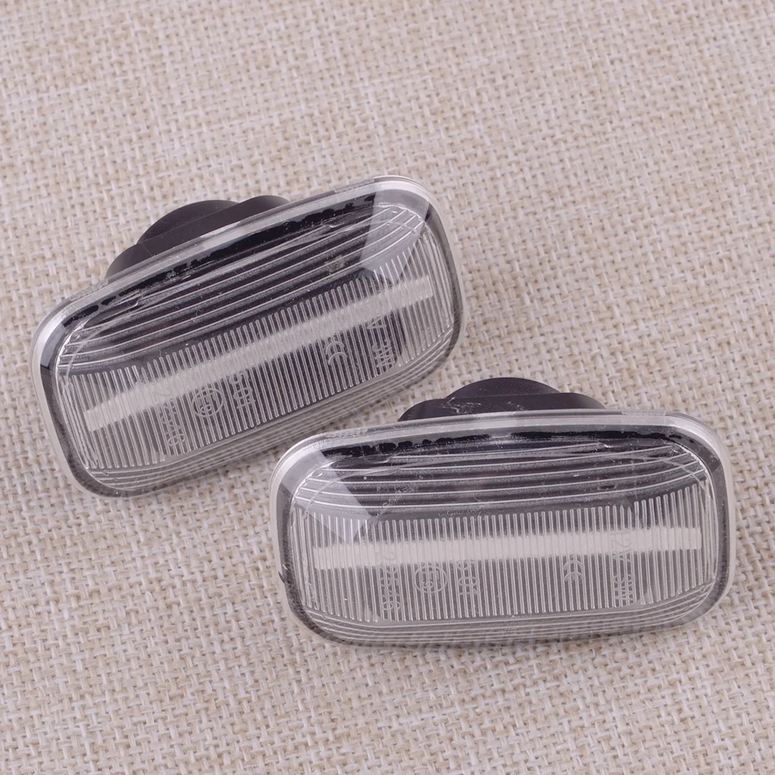 

1 Pair Clear Lens Dynamic LED Side Marker Turn Signal Light Fit for Toyota Land Cruiser 70 80 90 100 Series