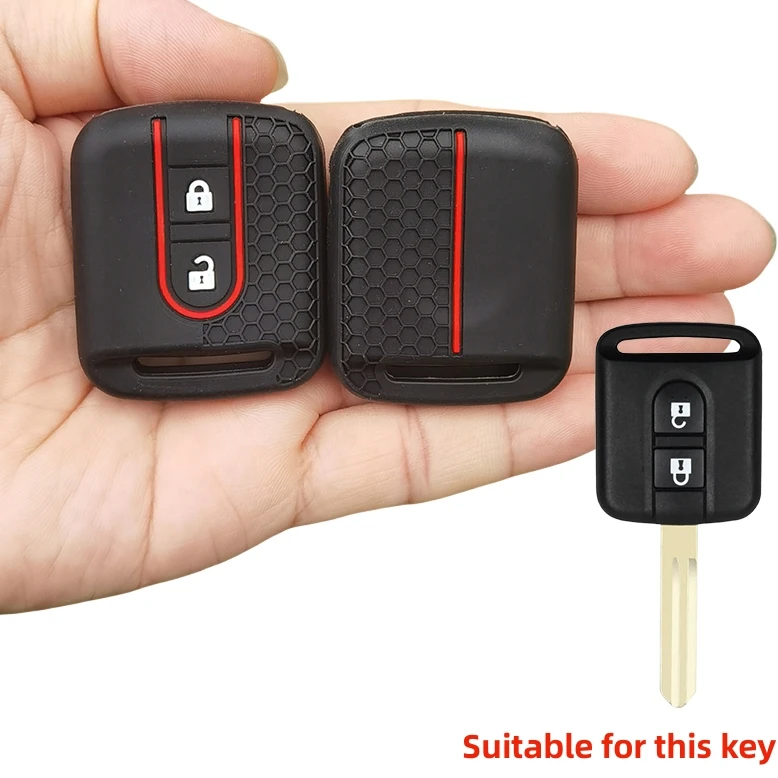 

Силиконовый Чехол Для Ключей Автомобиля Nissan-резиновый Чехол Для Ключей Micra K12 Note Navara Qashqai J10 Primera Almera Su...