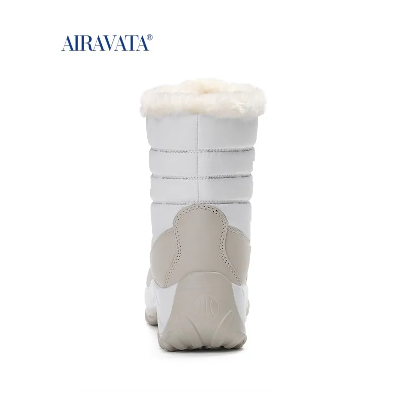 Winter Casual Shoes Warm Women's Walking Boots Hight Top Lace Up Flatform Velvet Ladies Ankle Boots