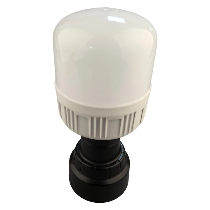 ABHG E27 LED Work Light For Milwaukee 12V M12 Battery Bulb Socket Adapter With 12V/12W 1300LM Screw Bulbs
