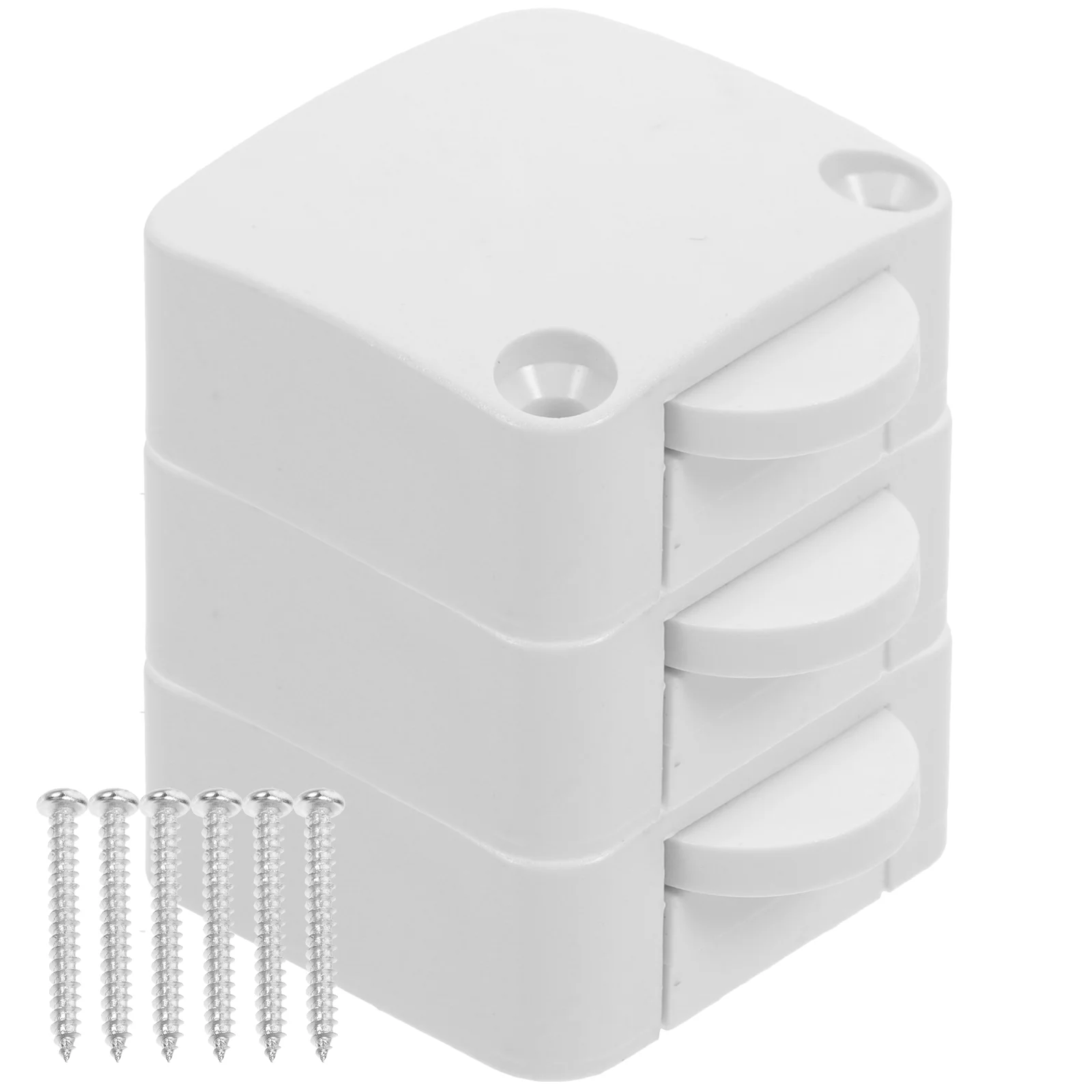 

3 Pcs Electrical Light Cabinet Closet Touch Wardrobe On Off Door Lamp Lights Abs