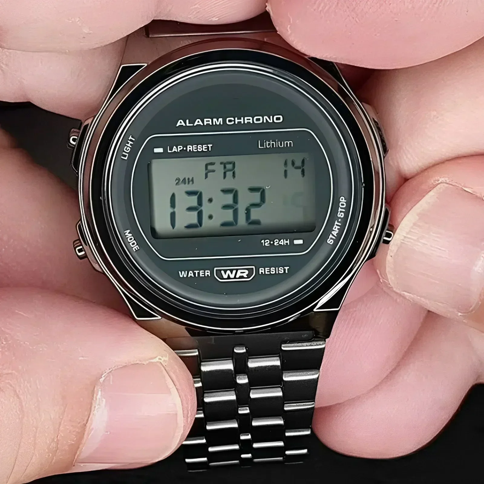 Цифровые спортивные Водонепроницаемые наручные часы для мужчин и женщин