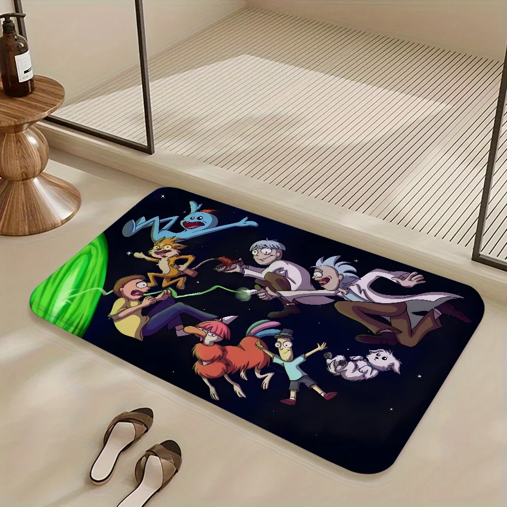1 шт. коврик для пола в стиле аниме R RICK AND M MORTY