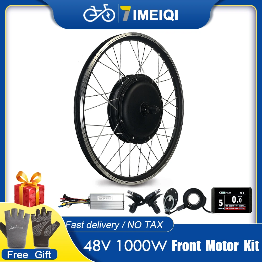 

EBike Conversion Kit 48V1000W Front Hub Motor Wheel 20 24 26 27.5 700C 28 29 inch For Electric Bicycle Bike Conversion Kit