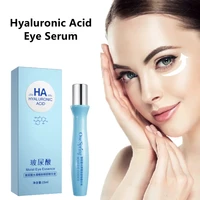hyaluronic acid hydrating eye serum anti wrinkle reducing fine lines roller ball massage essences beauty eye skin care cosmetics