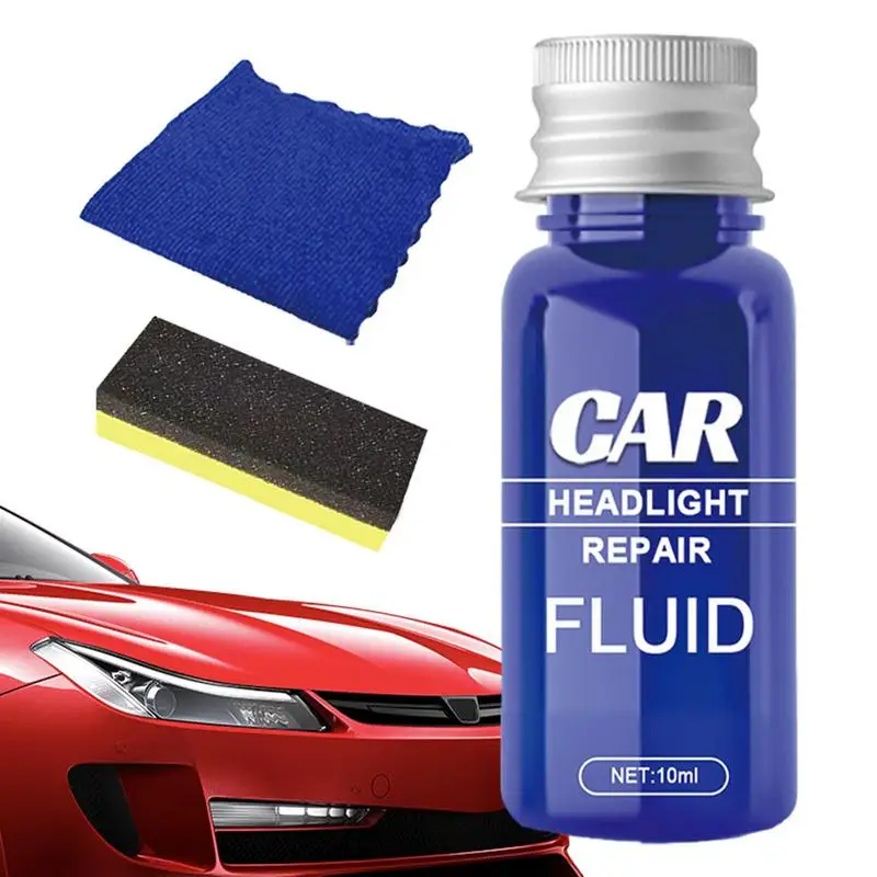 

Car Headlight Repair Fluid Headlight Restoration Kit Car Scratch Remover Polish & Paint Restorer Easily Repair Paint Scratches
