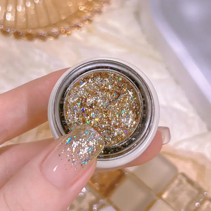 

Shiny Nail Art Gel Polish Glittering Eight-Color Sequin Nail Art Gel Polish Nail Art Salon Supplies Nail Art Gel Polish