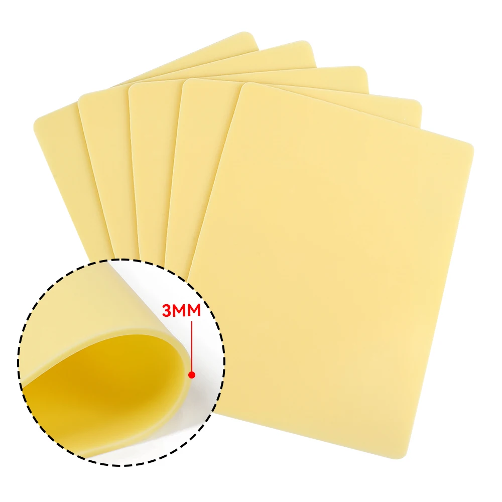 Кожа для тату-практики MAMBA 15/10/8/5/1 шт. двухсторонняя силиконовая кожа 3 мм