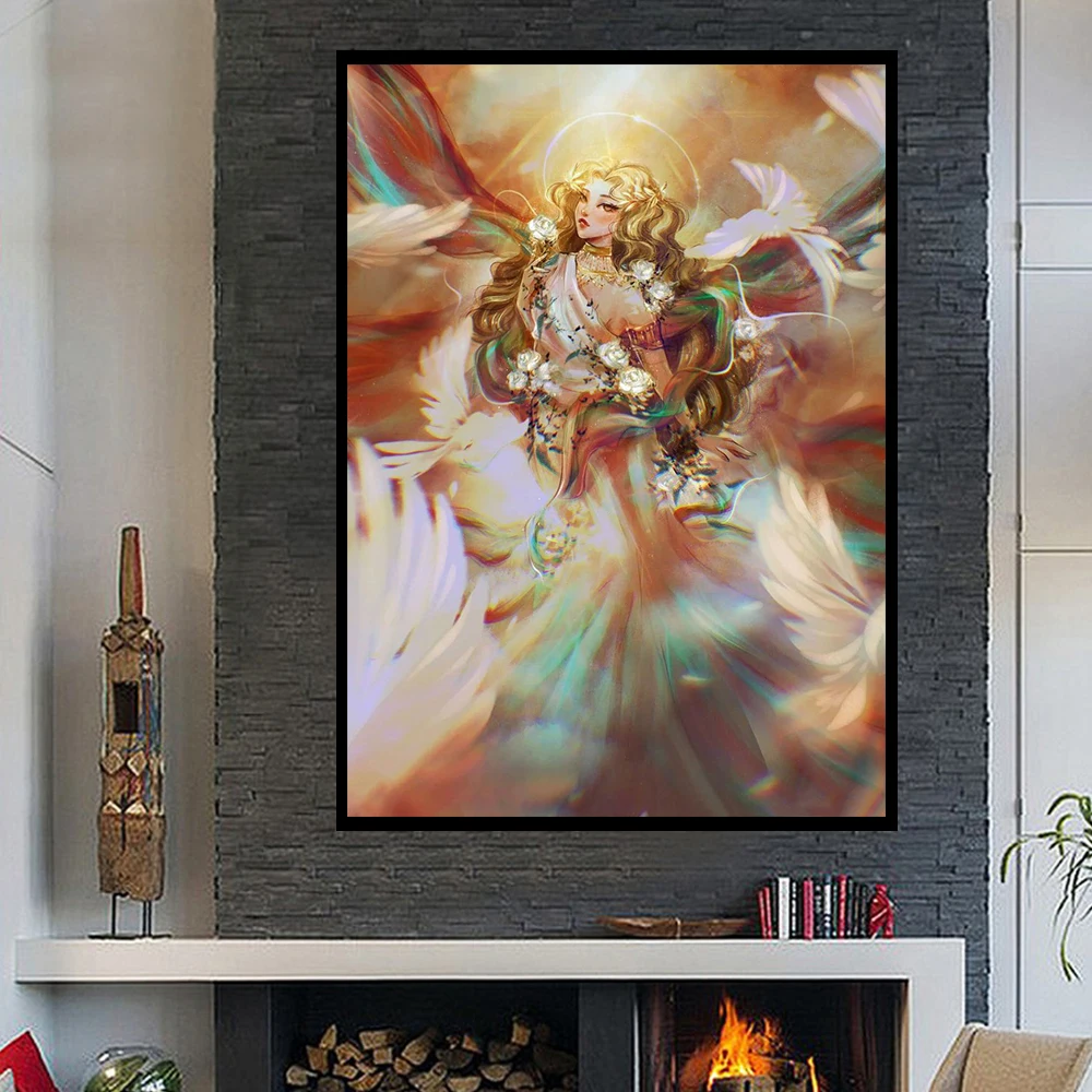 Абстрактная Женская Гера атена деметер греческое масло художественные принты