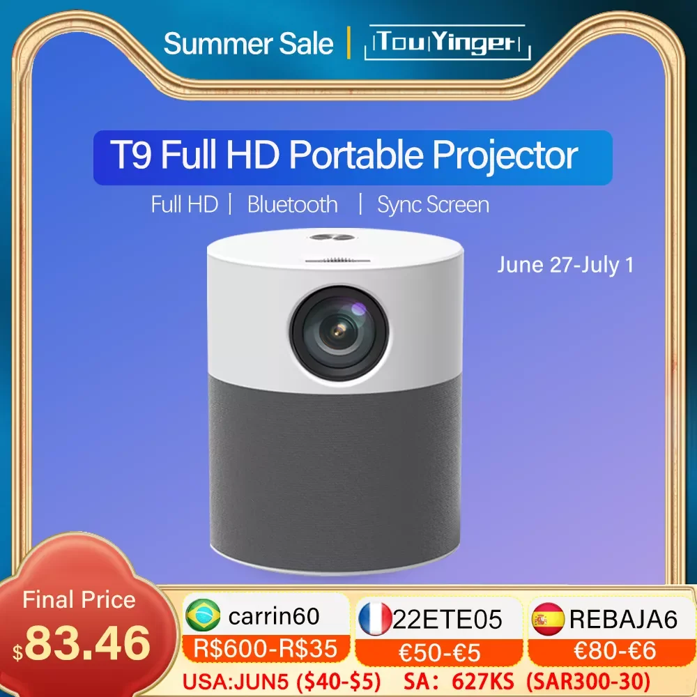

Светодиодный проектор ThundeaL TD97, 1080P, Wi-Fi, Full HD, 4K