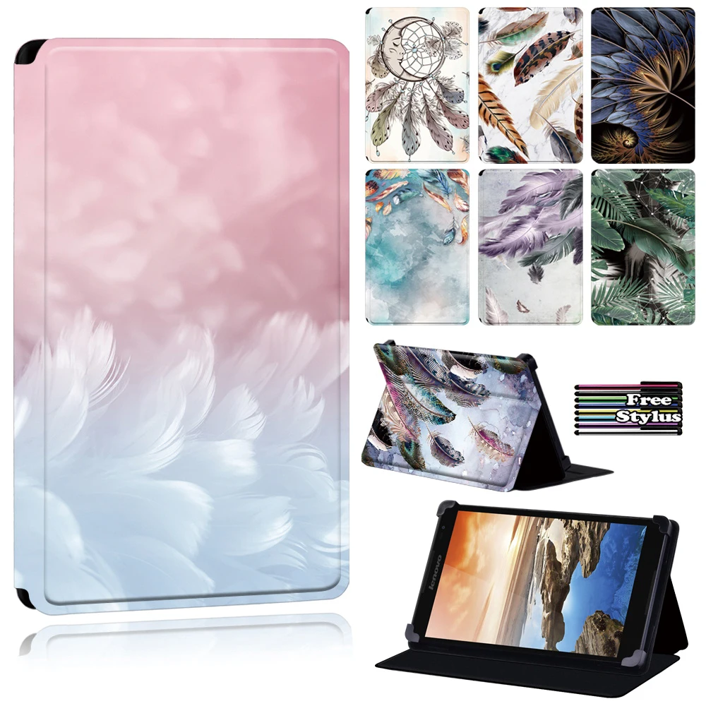 Чехол-подставка для Lenovo Tab 8/Tab(A7-30 A3300/A7-50 A3500)/Tab(A8-50 A5500/S8 - 50)/thinkpad Tablet 2/Yoga(Book/Tab 4 Plus)