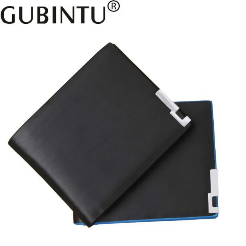 Мужской тонкий кошелек мужской короткий дизайнерский брендовый мягкий чехол для