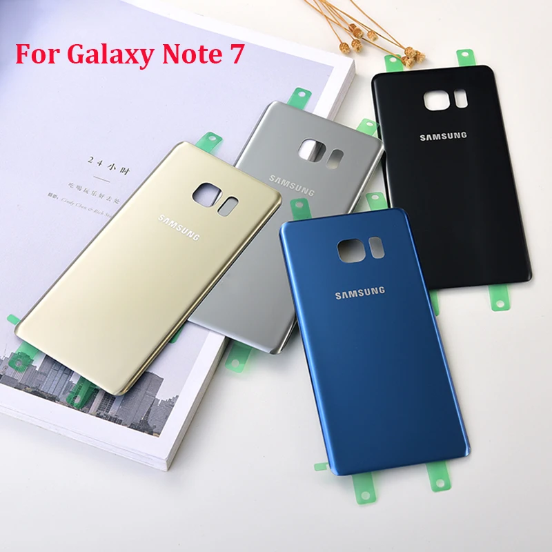 

Задняя крышка батарейного отсека для Samsung Note7, сменный корпус, панель, запасные части для Galaxy Note 7 FE N930 N930F N935