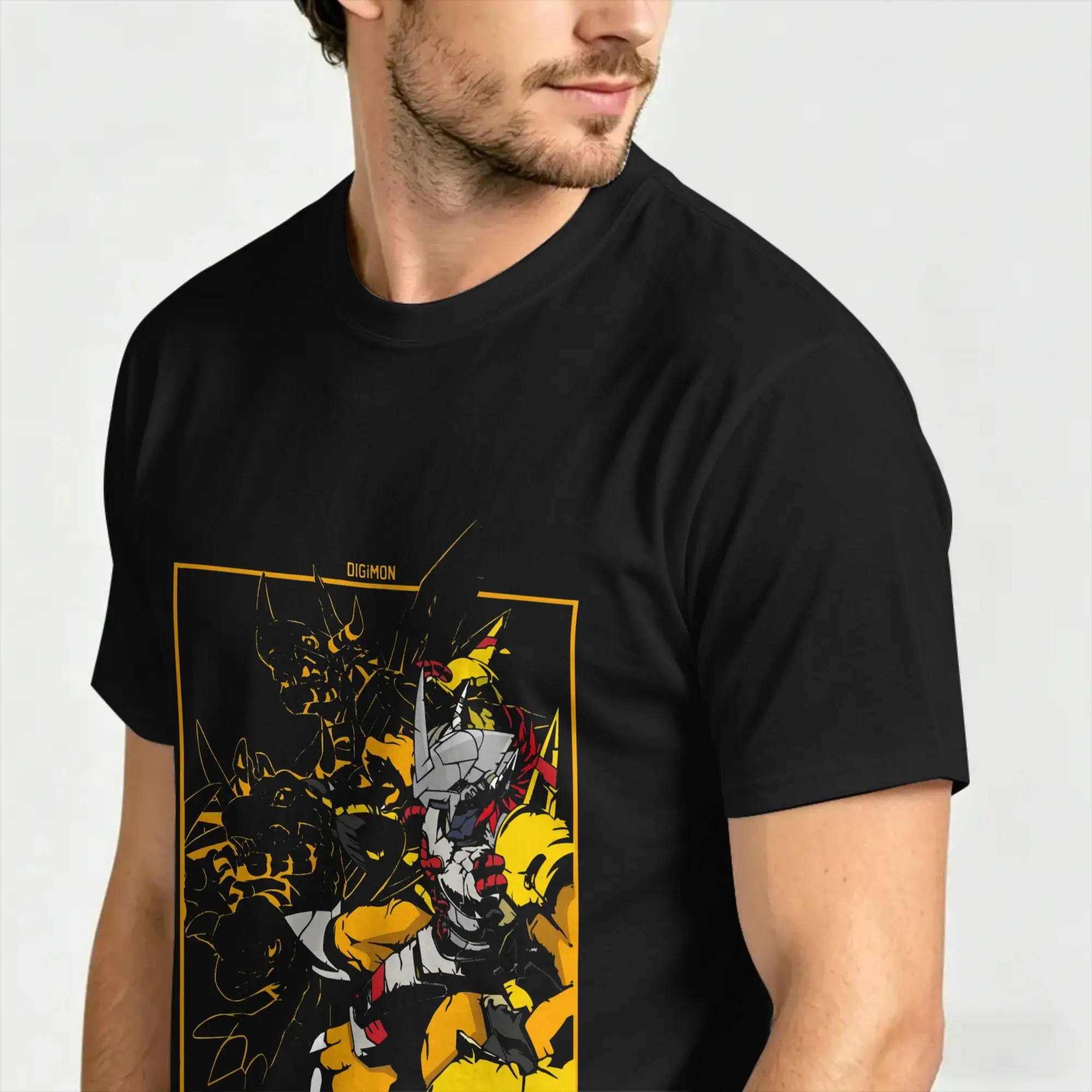 Футболка DIGIMON WARGREYMON EVOLUTION, летние хипстерские футболки, 100% хлопок, одежда больших размеров с круглым вырезом, одежда больших размеров с короткими рукавами, потрясающие топы (art.: 3920db30a0d35) - 3920db30a0d35